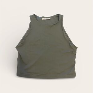 ReoRia Olive Green Crop Top